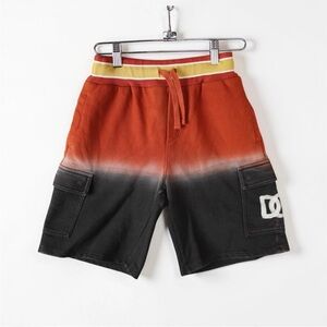 Dolce & Gabbana For Saks Fifth Avenue Kid's Logo Dip-Dye Cargo Shorts Boys 6 NWT
